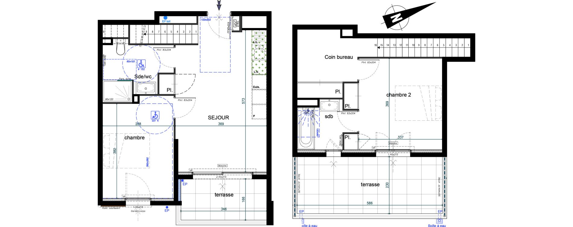 Appartement T3 de 63,05 m2 &agrave; Antibes Juan les pins