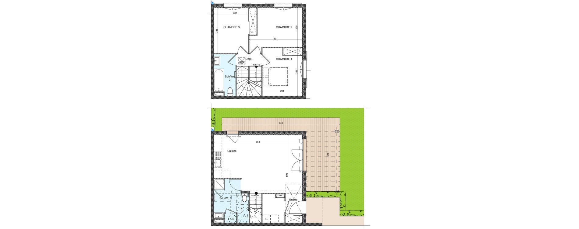 Appartement T4 de 76,56 m2 &agrave; Auribeau-Sur-Siagne Centre