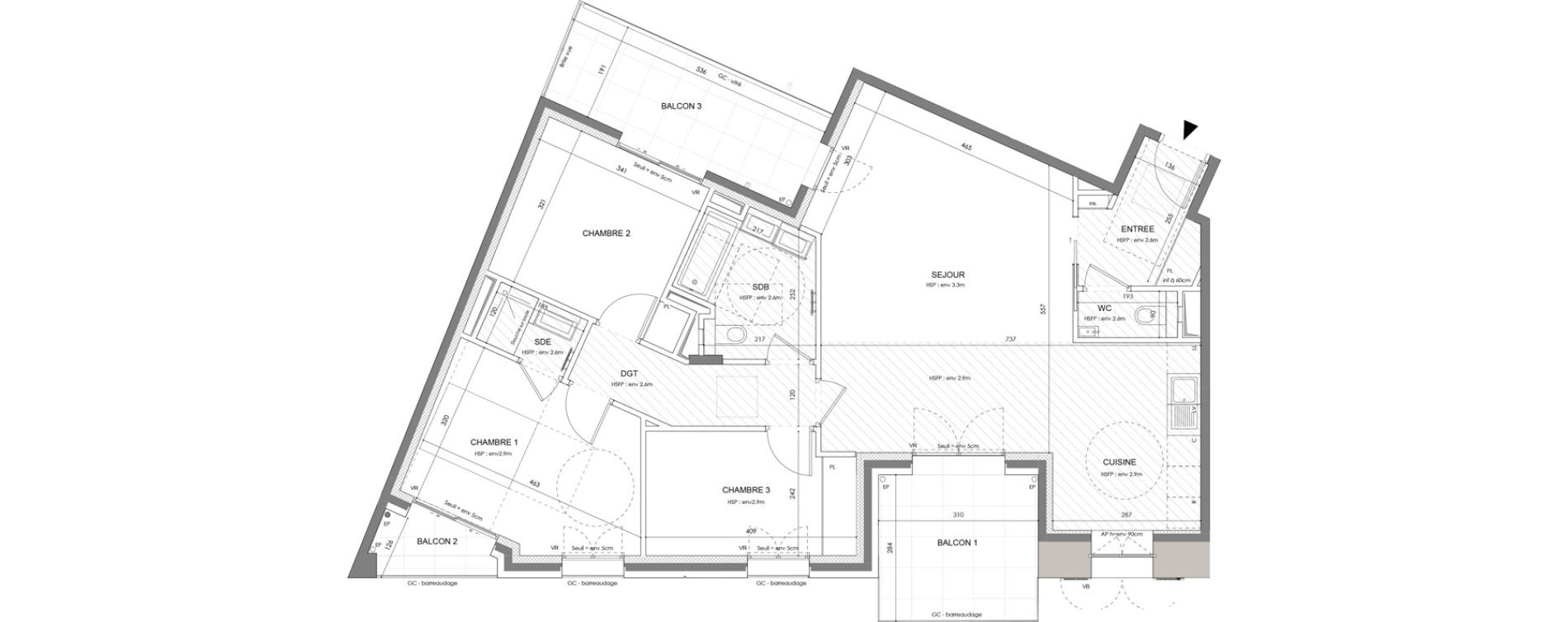 Appartement T4 de 95,79 m2 &agrave; Beaulieu-Sur-Mer Centre
