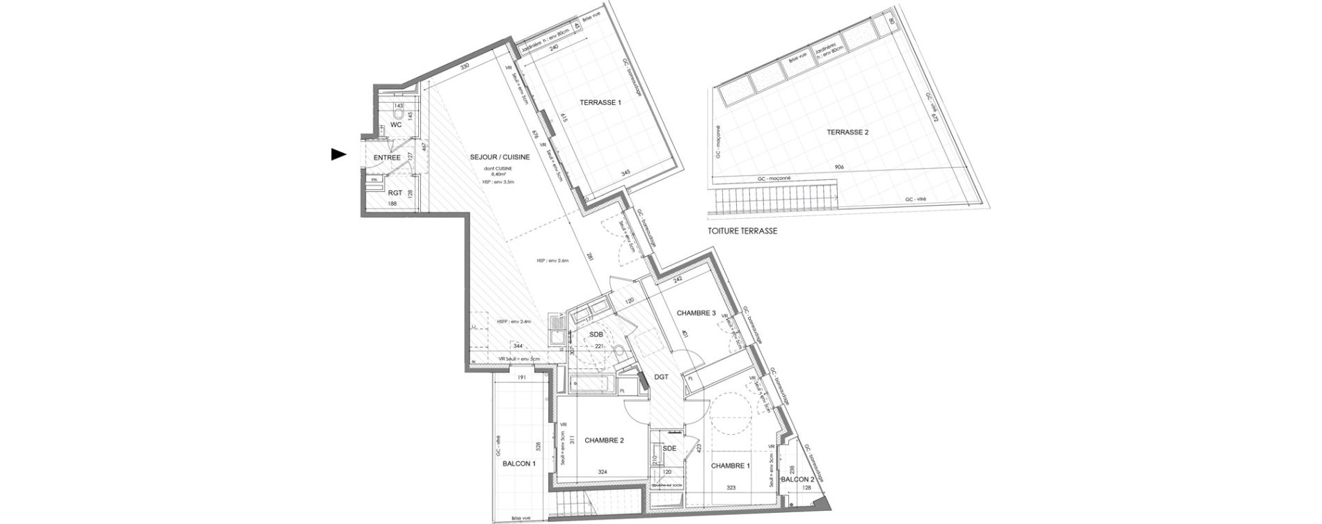 Appartement T4 de 105,78 m2 &agrave; Beaulieu-Sur-Mer Centre