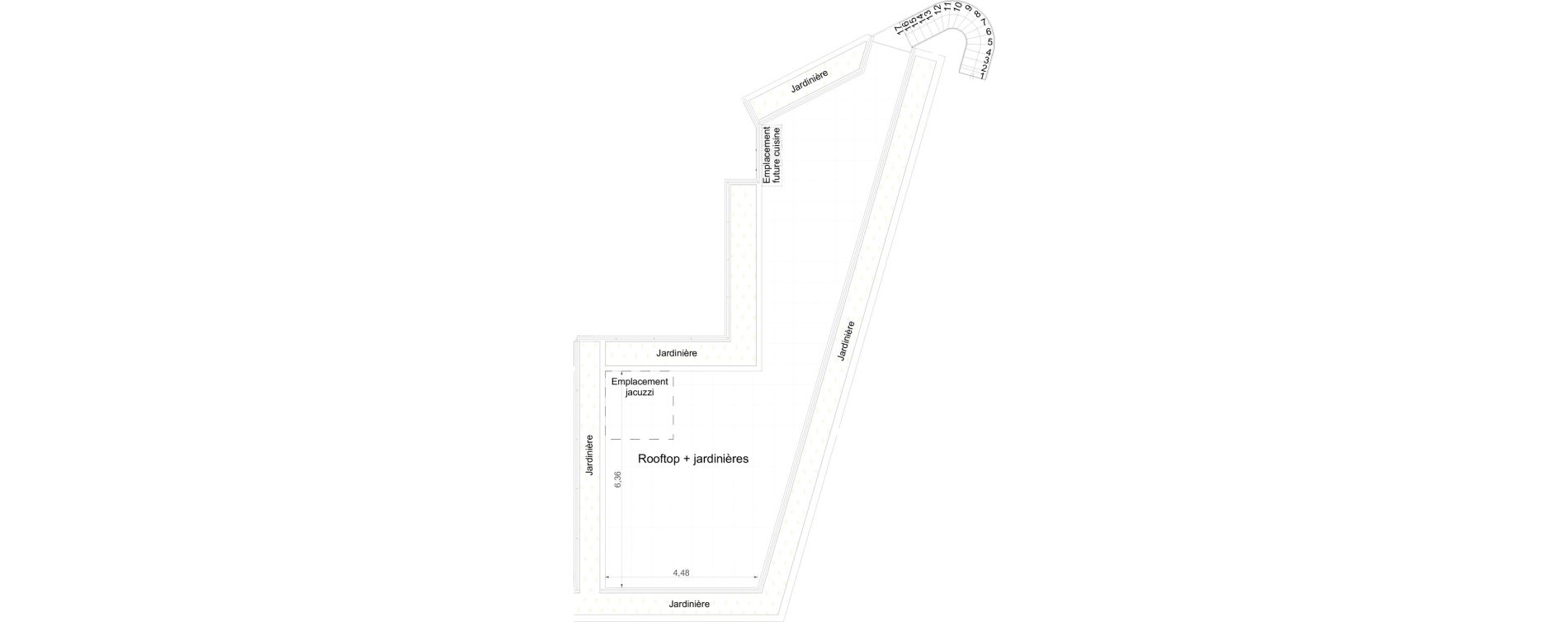 Appartement T2 de 46,41 m2 &agrave; Beausoleil Centre