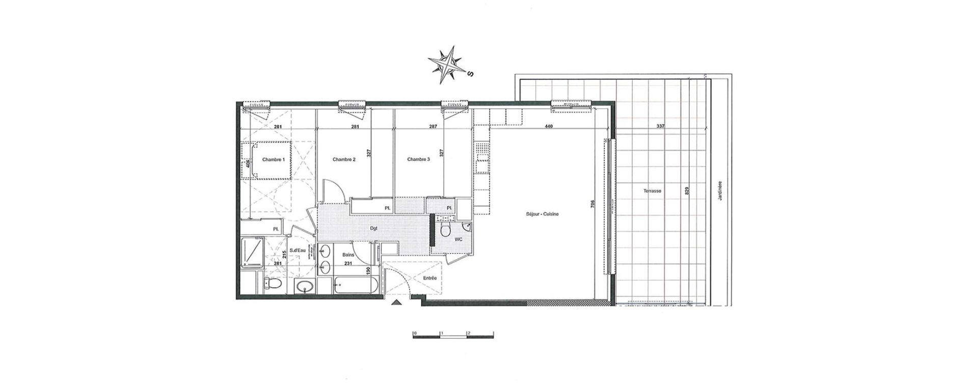Appartement T4 de 89,50 m2 &agrave; Nice Cimiez