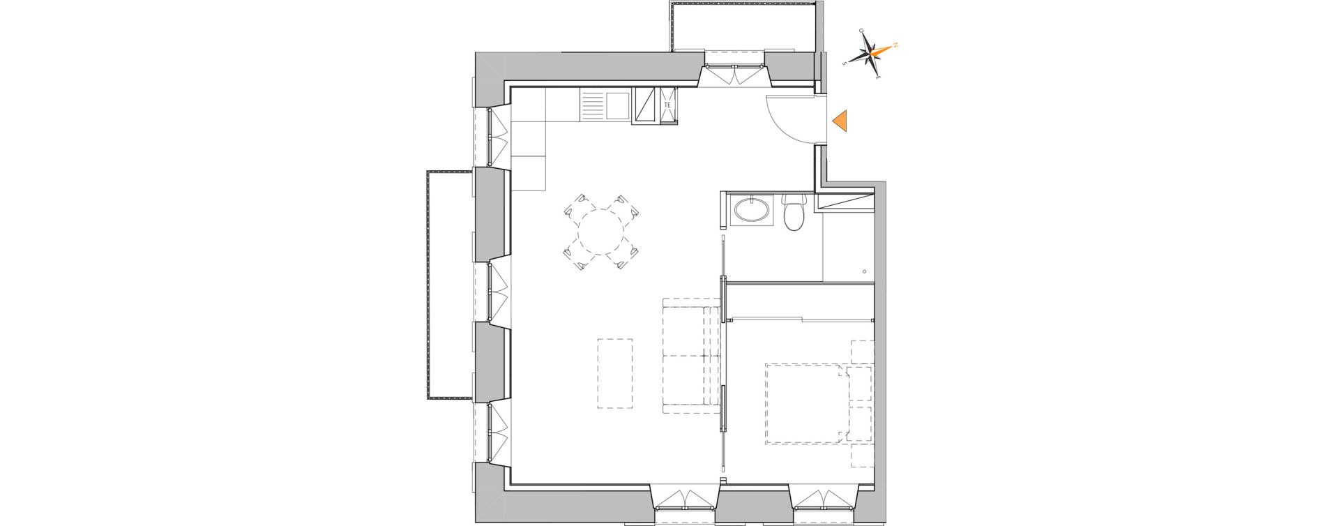 Appartement T2 de 40,30 m2 &agrave; Nice Riquier