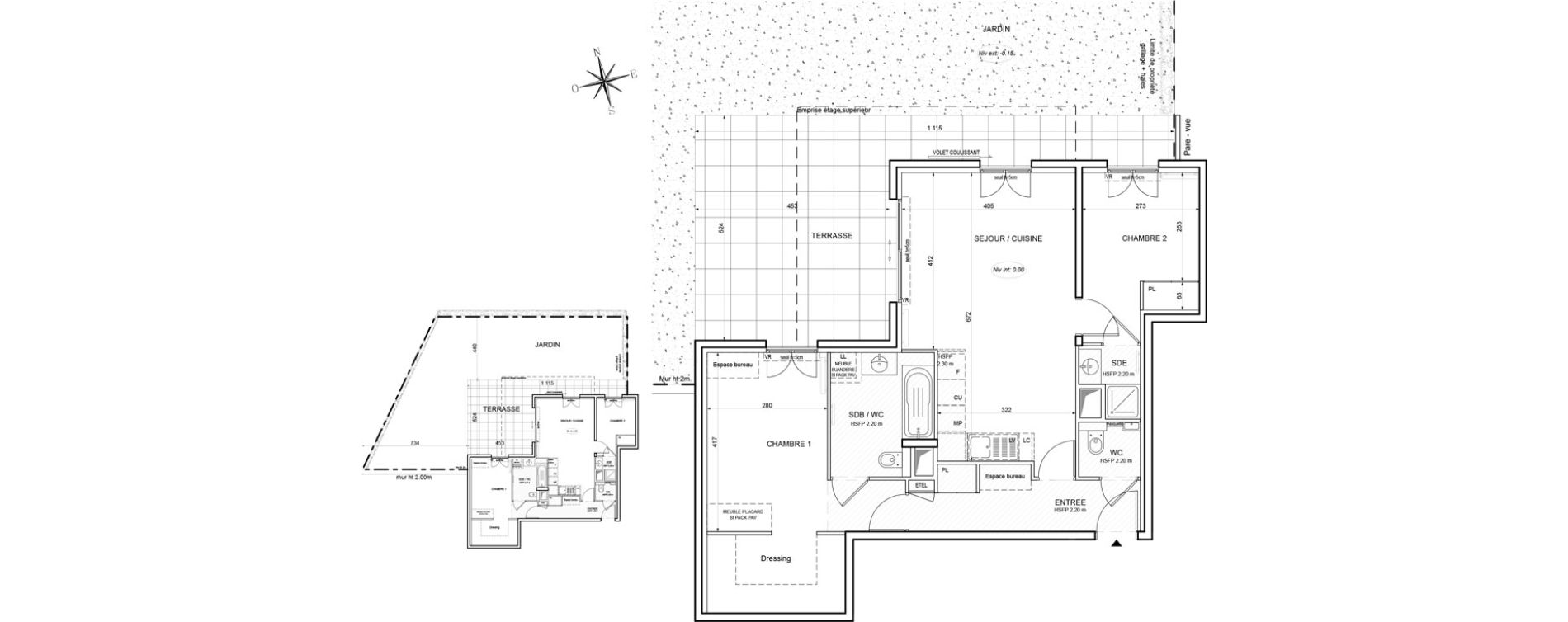 Appartement T3 de 71,20 m2 &agrave; Nice Saint antoine