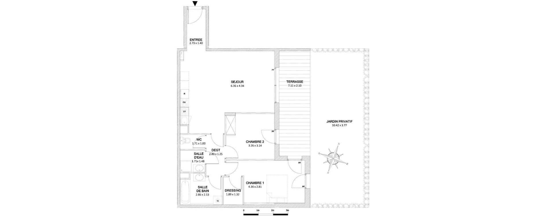 Appartement T3 de 67,69 m2 &agrave; Saint-Laurent-Du-Var Tzanck - galinieres - sauvaigo