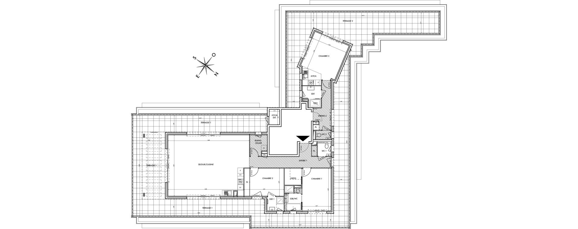 Appartement T4 de 142,25 m2 &agrave; Saint-Laurent-Du-Var Tzanck - galinieres - sauvaigo