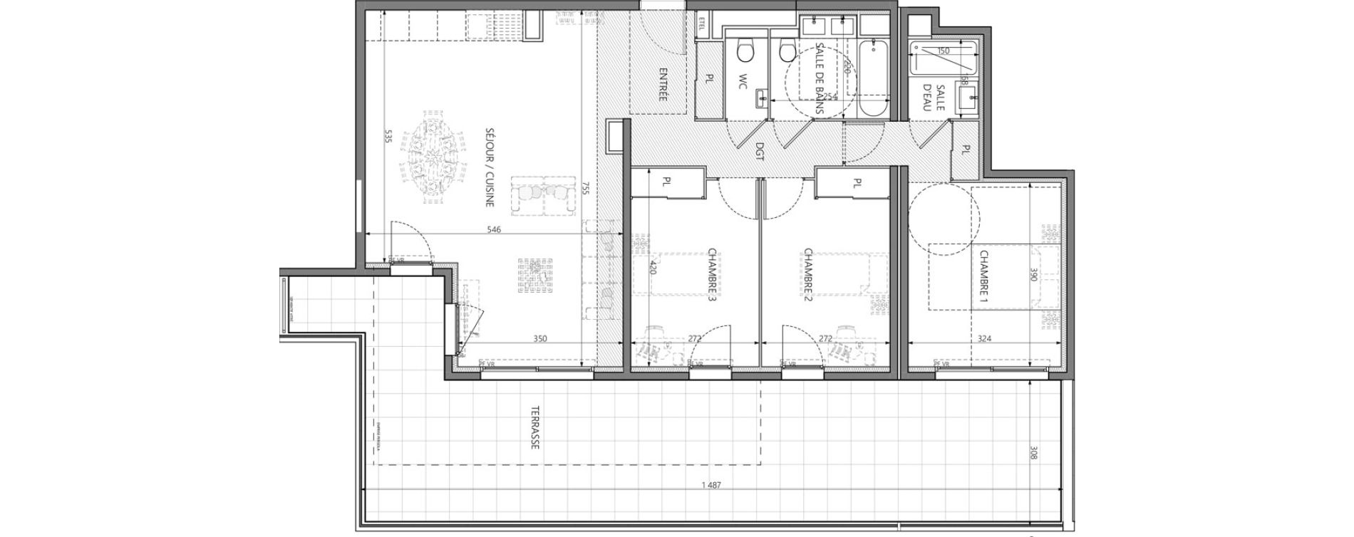 Appartement T4 de 92,75 m2 &agrave; Vallauris Golfe juan