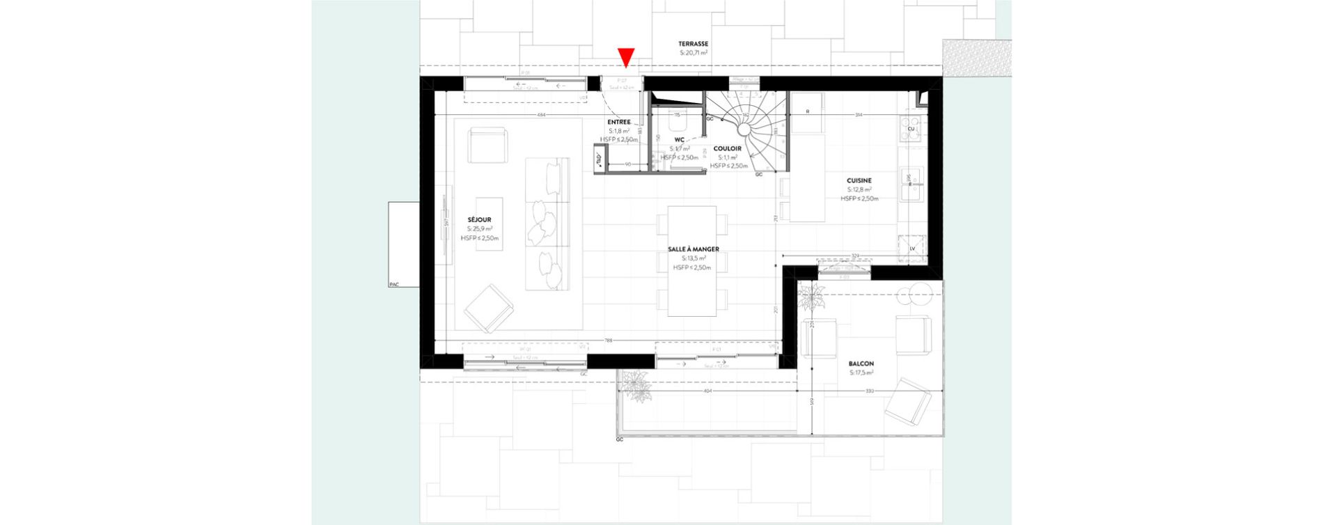 Maison T4 de 117,30 m2 &agrave; Villefranche-Sur-Mer Mont leuze