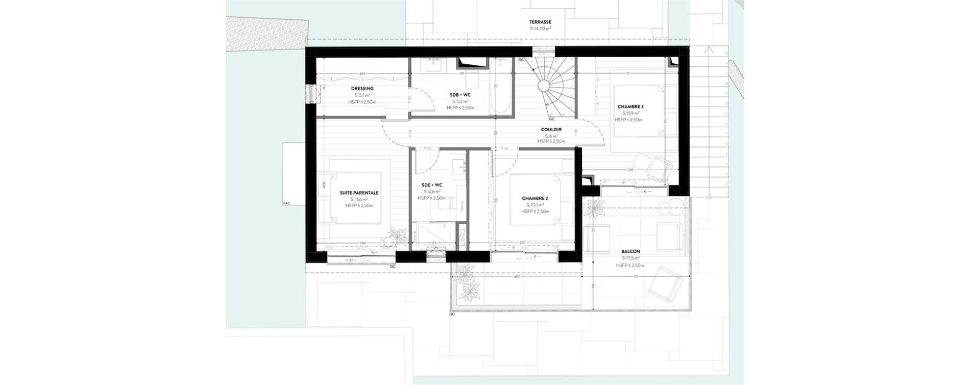 Maison T5 de 121,20 m2 &agrave; Villefranche-Sur-Mer Mont leuze