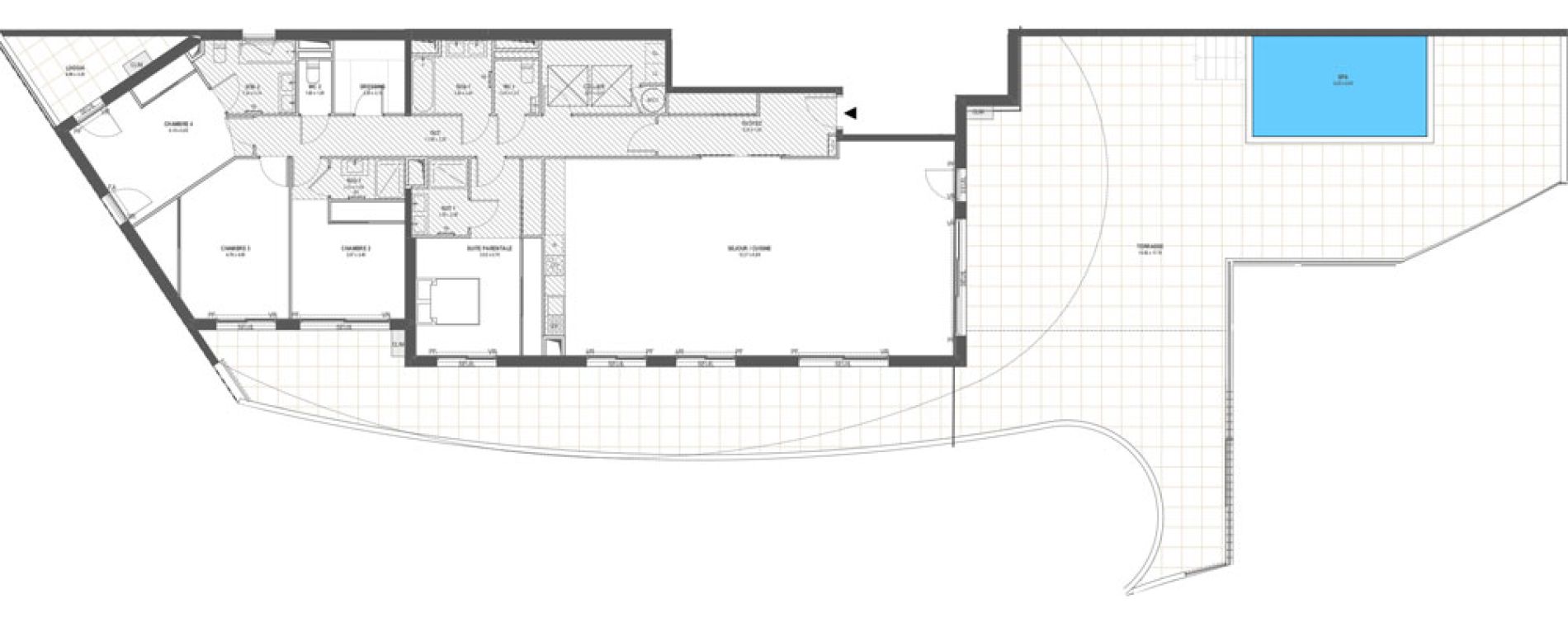 Appartement T4 de 194,05 m2 &agrave; Villeneuve-Loubet Les maurettes