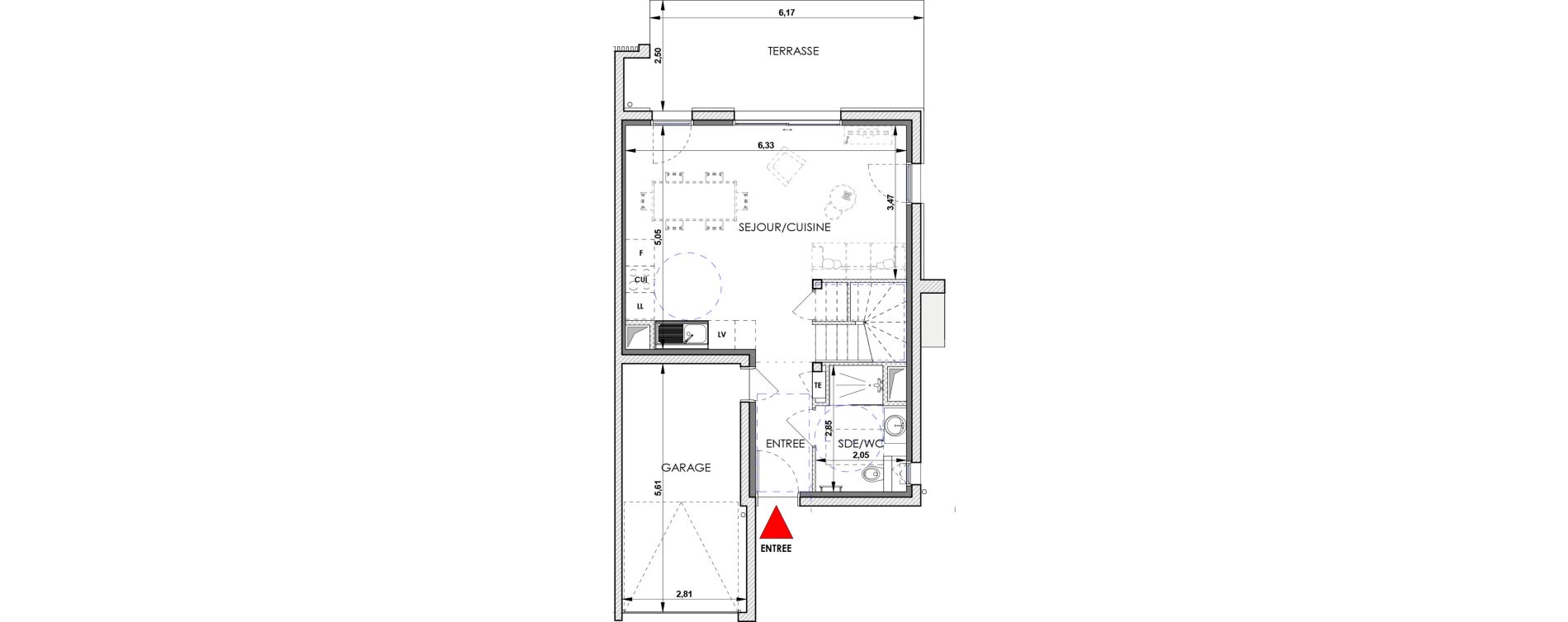 Maison T4 de 83,70 m2 &agrave; Aix-En-Provence Saint mitre - les granettes - pey blanc