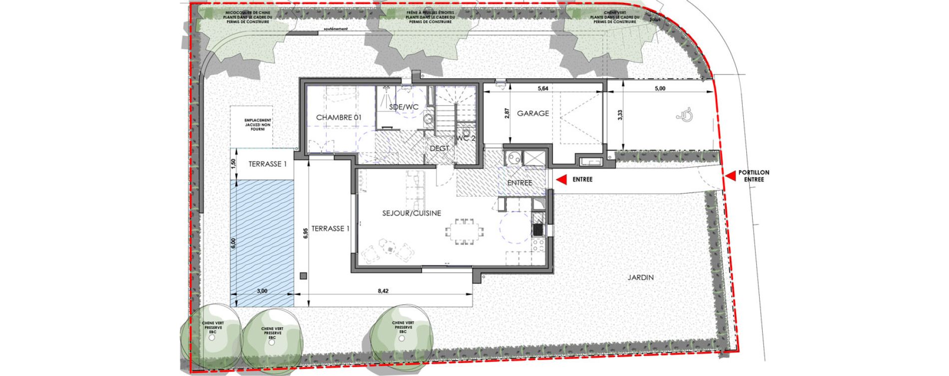Maison T5 de 111,20 m2 &agrave; Aix-En-Provence Saint mitre - les granettes - pey blanc