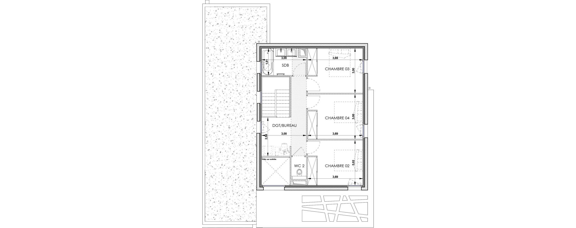 Maison T5 de 135,20 m2 &agrave; Aix-En-Provence Saint mitre - les granettes - pey blanc
