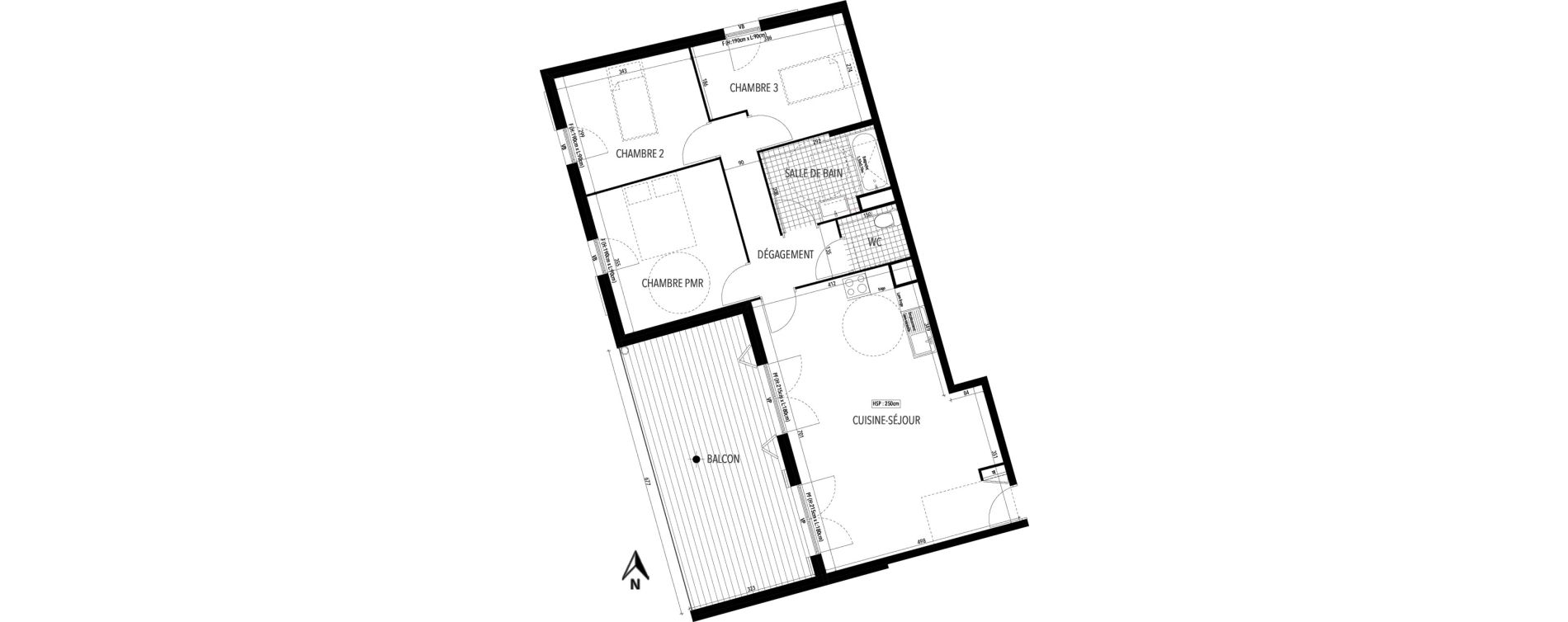 Appartement T4 de 77,25 m2 &agrave; Arles Village camarguais