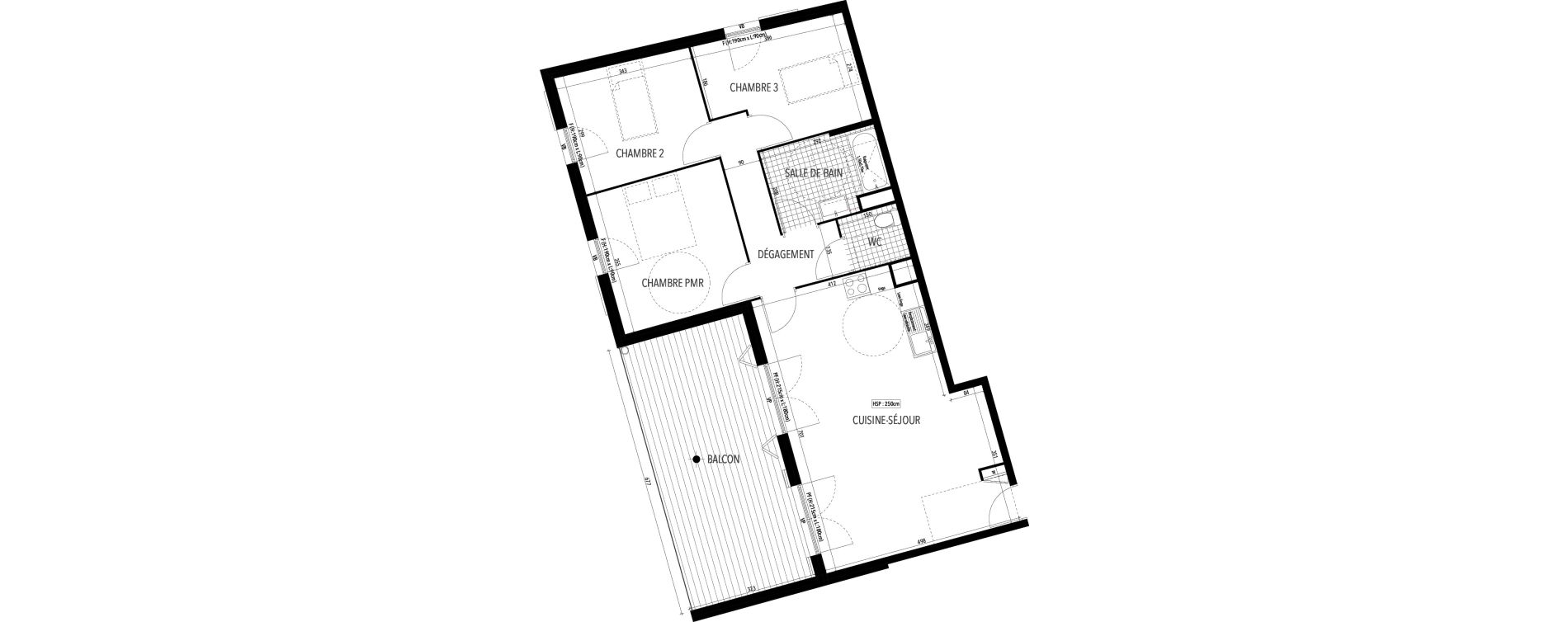 Appartement T4 de 77,25 m2 &agrave; Arles Village camarguais
