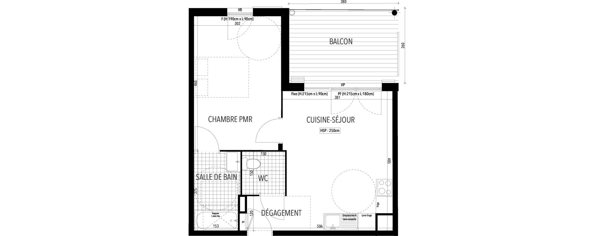 Appartement T2 de 41,00 m2 &agrave; Arles Village camarguais