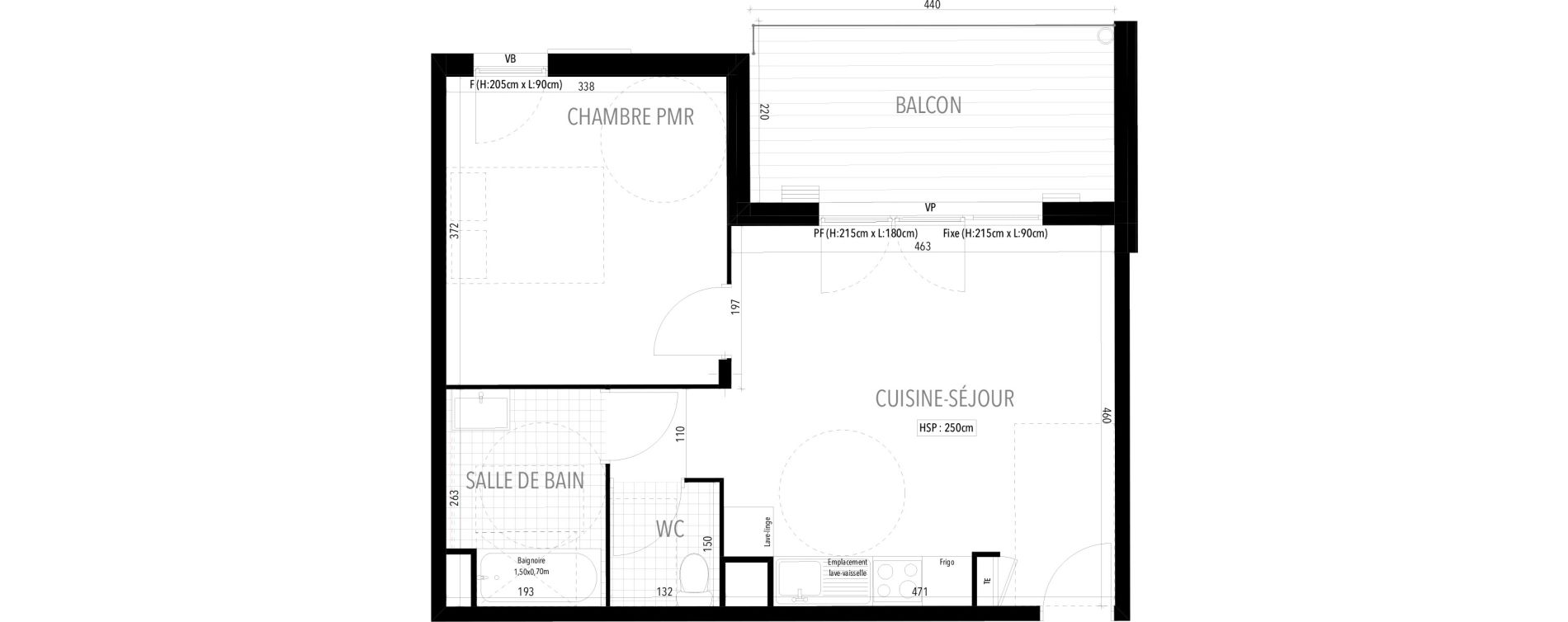 Appartement T2 de 42,00 m2 &agrave; Arles Village camarguais