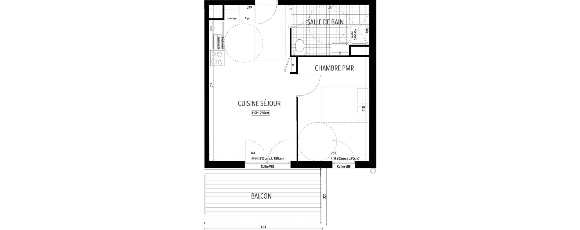 Appartement T2 de 37,50 m2 &agrave; Arles Village camarguais
