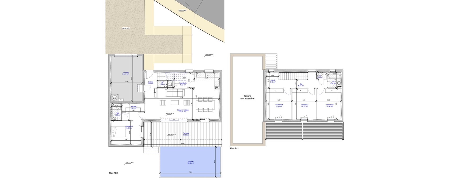 Maison T5 de 133,79 m2 &agrave; Eygui&egrave;res Centre