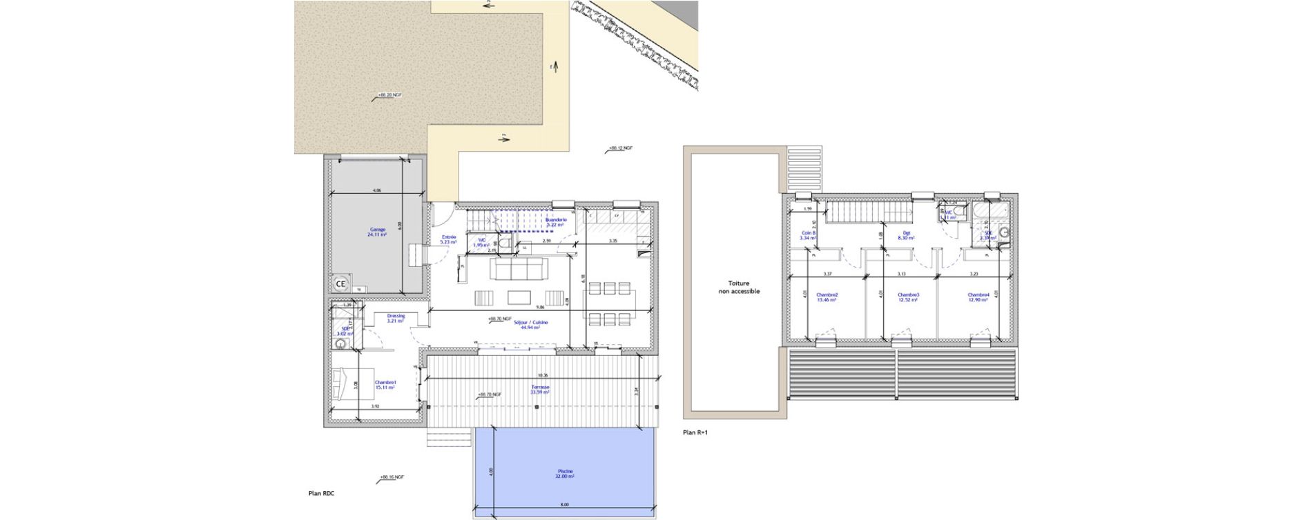 Maison T5 de 133,69 m2 &agrave; Eygui&egrave;res Centre