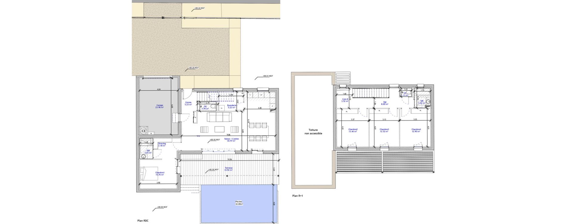 Maison T5 de 133,27 m2 &agrave; Eygui&egrave;res Centre