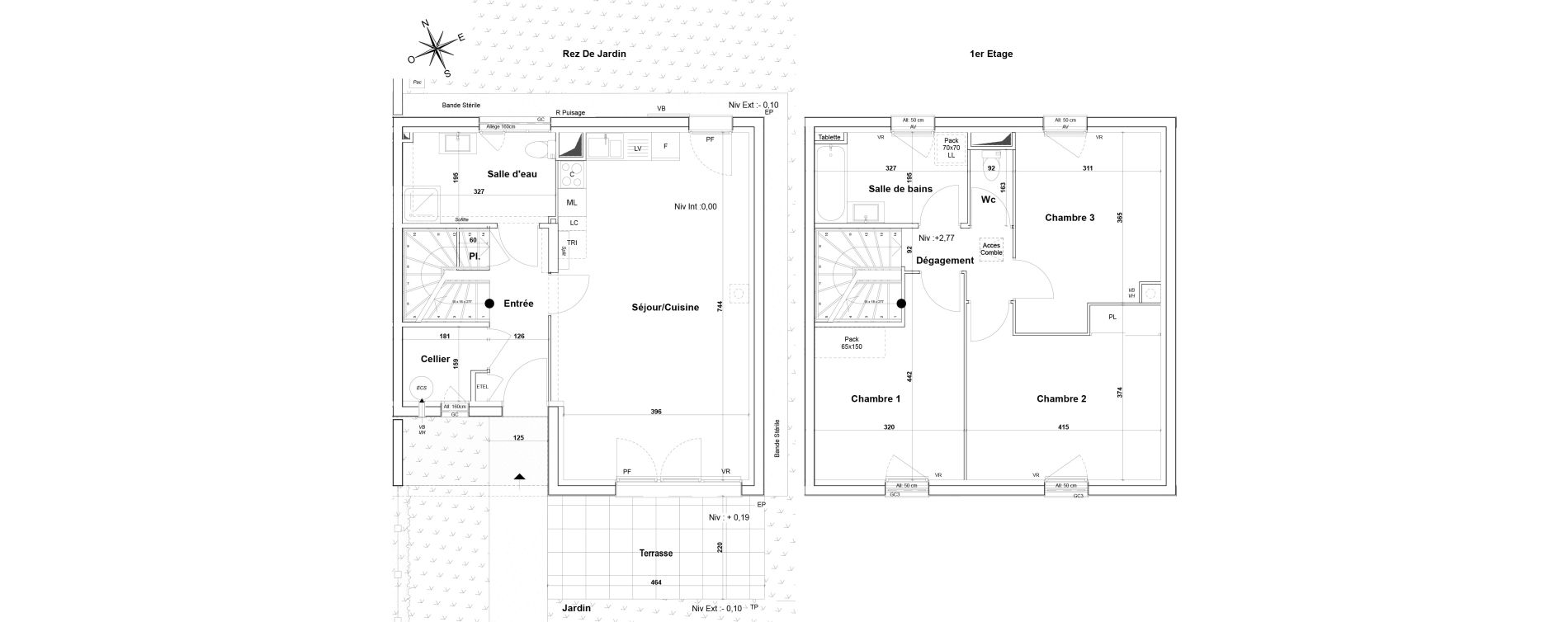 Maison T4 de 93,54 m2 &agrave; Gardanne Centre