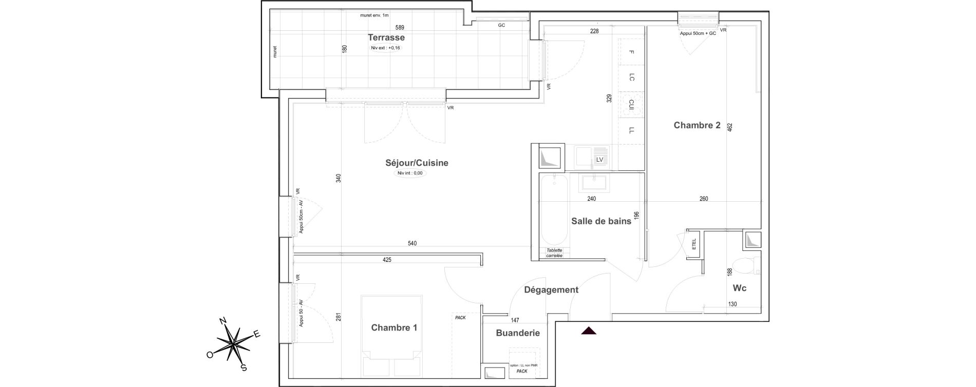 Appartement T3 de 65,22 m2 &agrave; Gardanne Centre