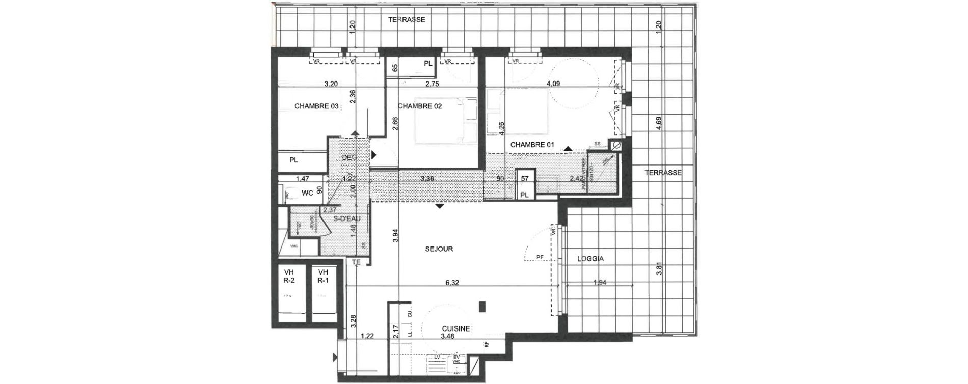 Appartement T4 de 73,47 m2 &agrave; La Ciotat Le garoutier