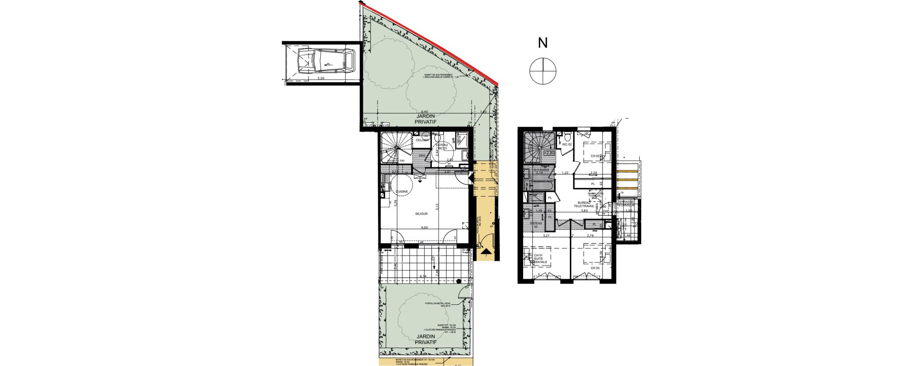 Villa T4 de 95,90 m2 &agrave; La Ciotat Le garoutier