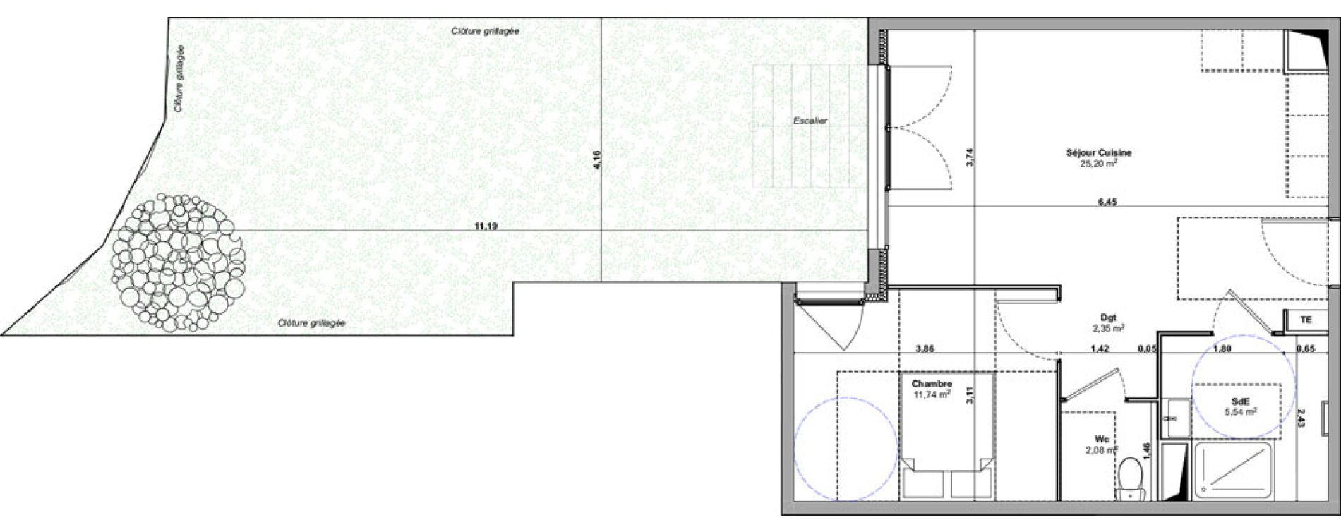 Appartement T2 de 46,91 m2 &agrave; Marignane Saint-pierre - l est&eacute;ou