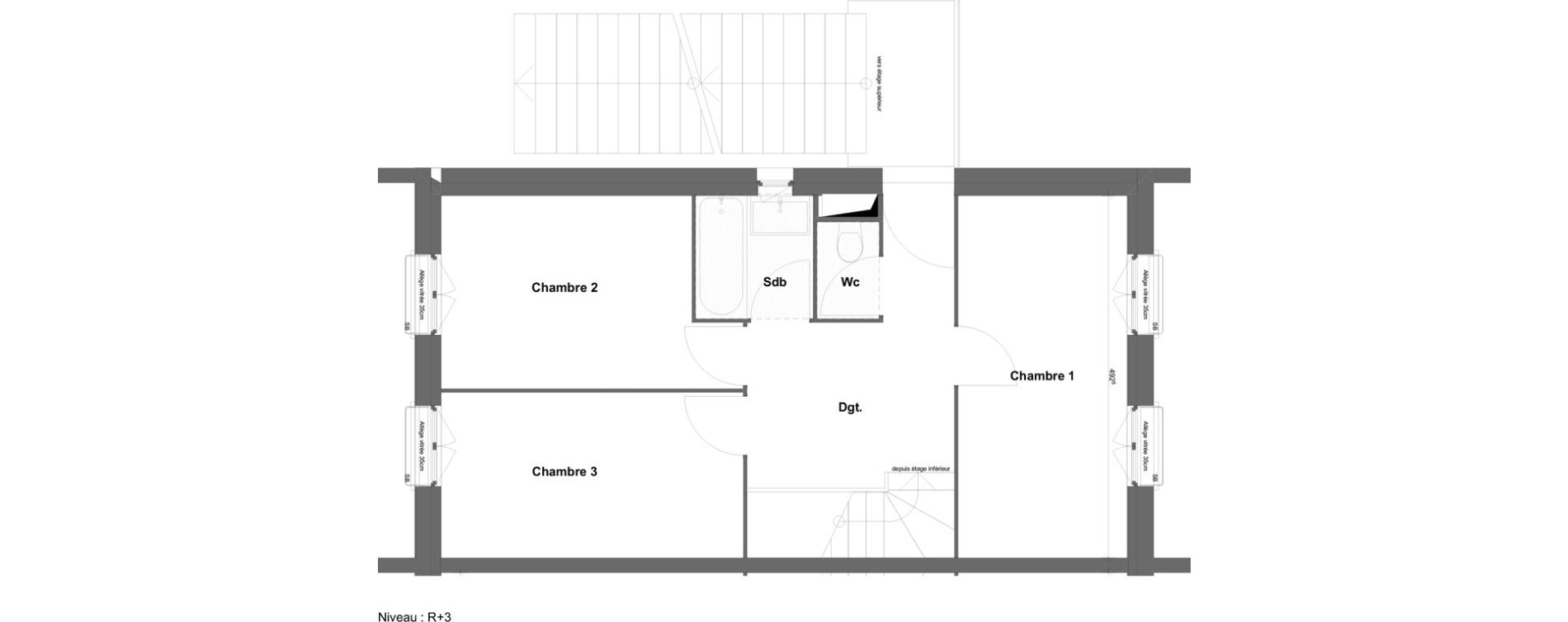 Appartement T4 de 84,87 m2 &agrave; Marseille Cap pinede (15eme)