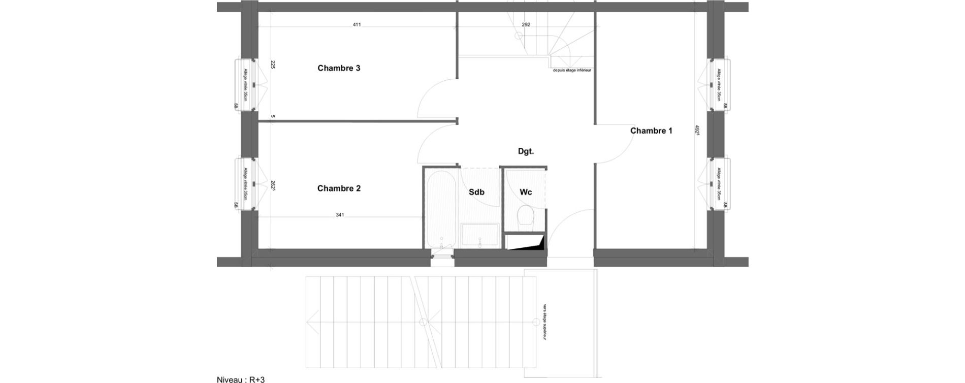 Appartement T4 de 84,87 m2 &agrave; Marseille Cap pinede (15eme)