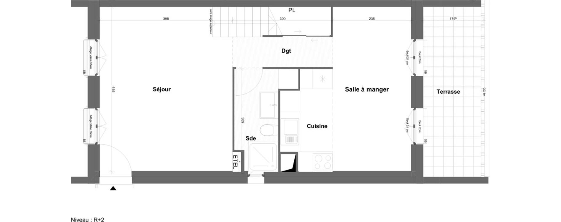 Appartement T4 de 84,81 m2 &agrave; Marseille Cap pinede (15eme)