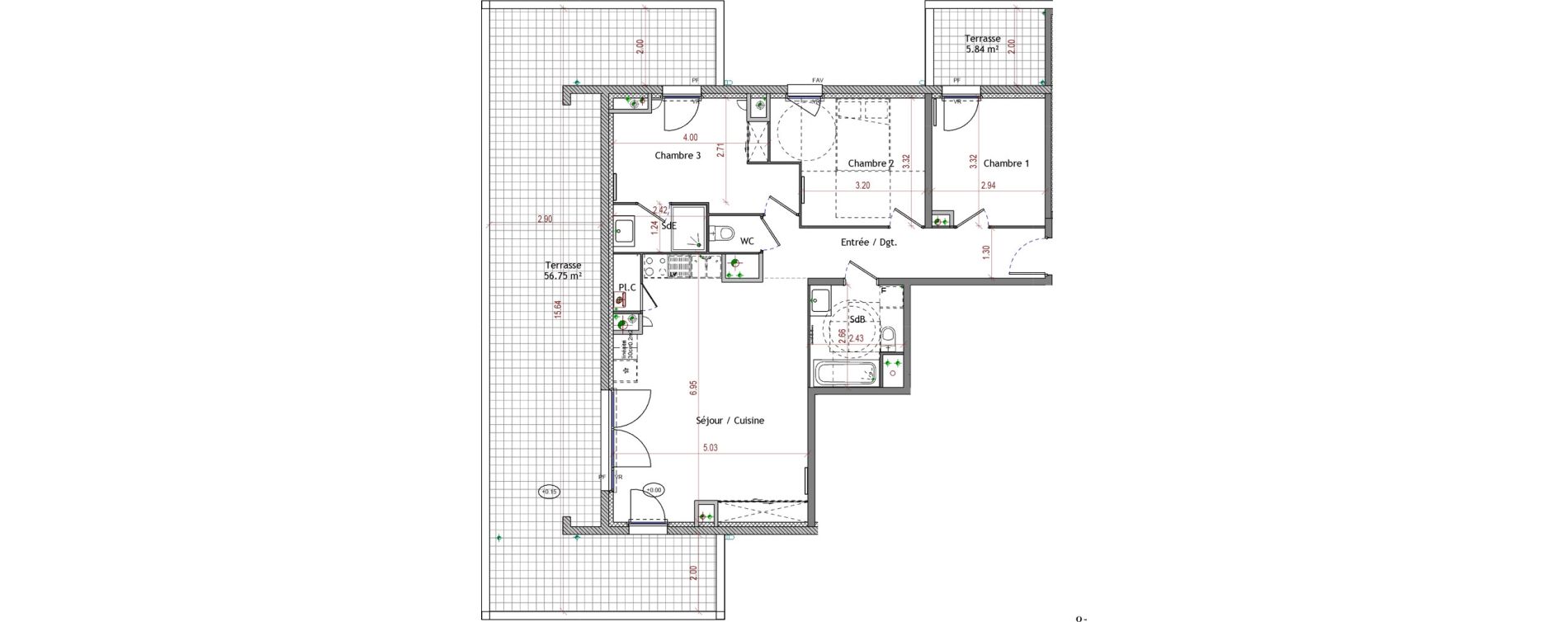 Appartement T4 de 85,74 m2 &agrave; Martigues Les rayettes