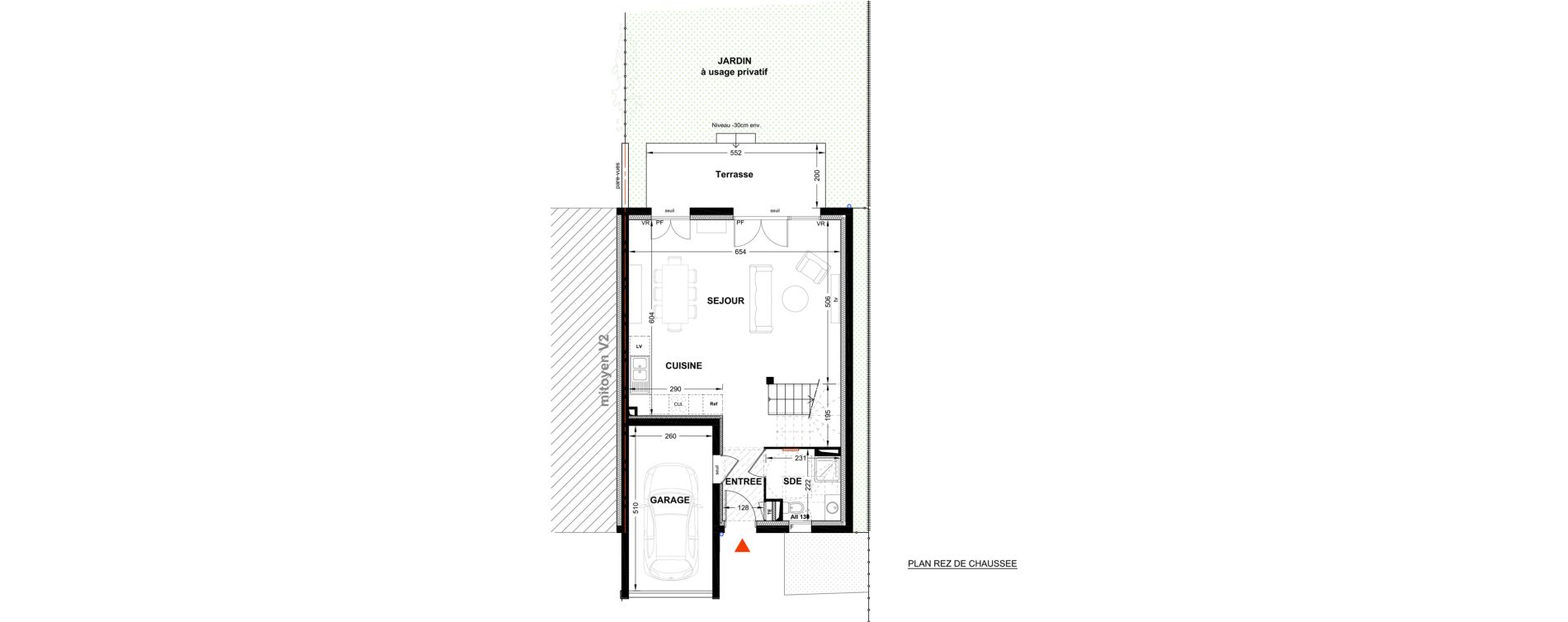 Villa T4 de 93,00 m2 &agrave; P&eacute;lissanne Centre