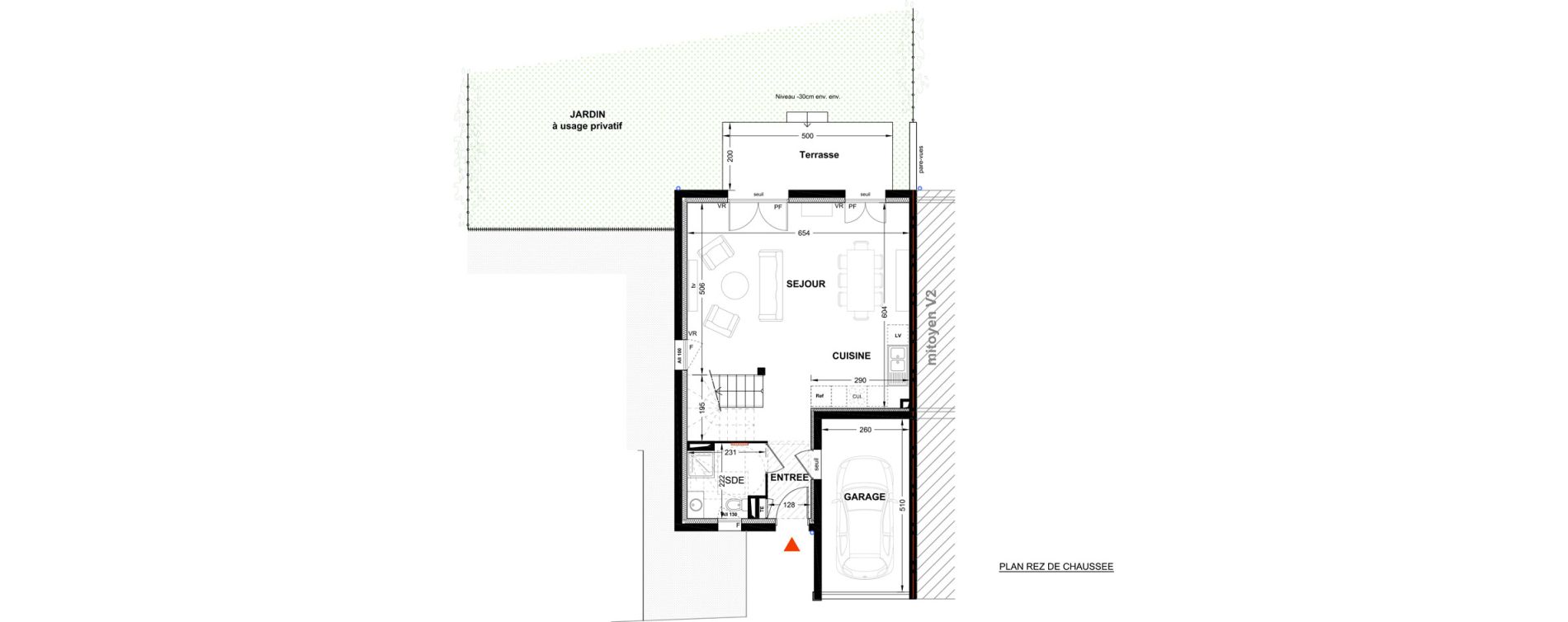 Villa T4 de 93,00 m2 &agrave; P&eacute;lissanne Centre