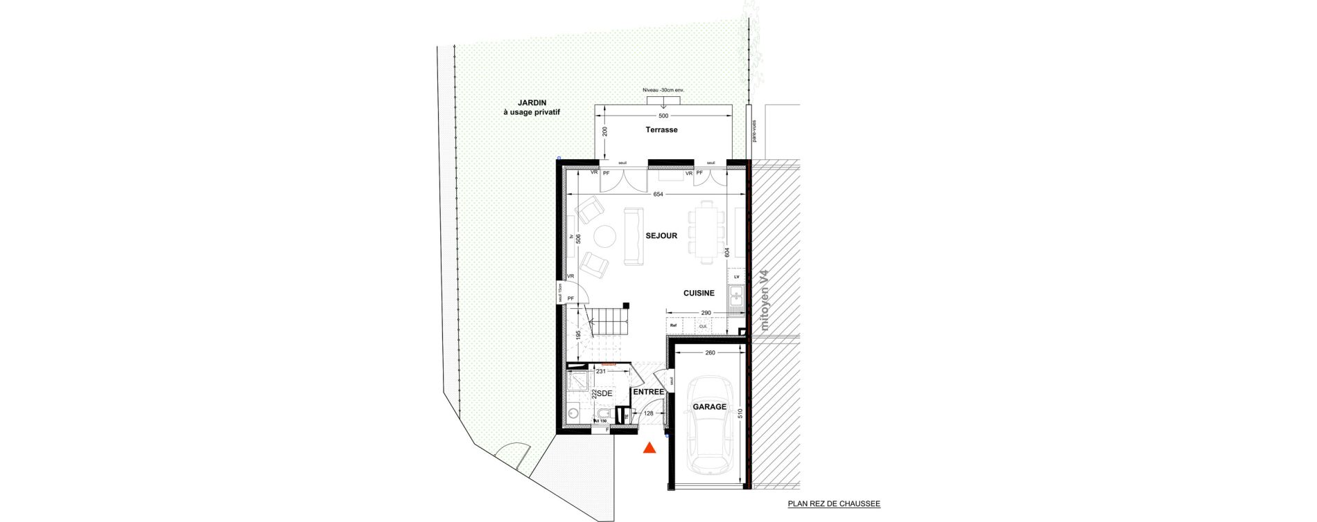 Villa T4 de 93,00 m2 &agrave; P&eacute;lissanne Centre