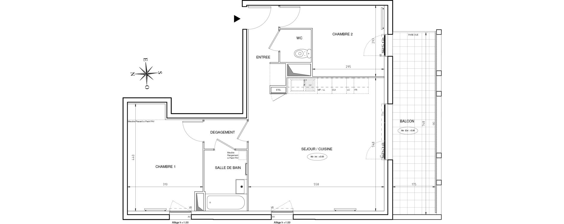 Appartement T3 de 64,64 m2 &agrave; Port-De-Bouc Les hauts de saint-jean