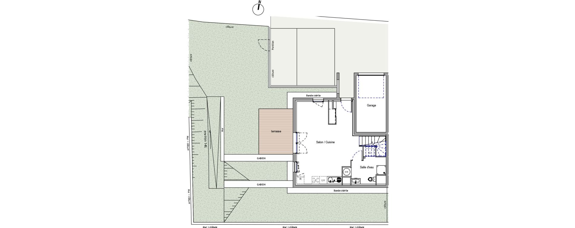 Maison T4 de 93,78 m2 &agrave; Rousset Centre
