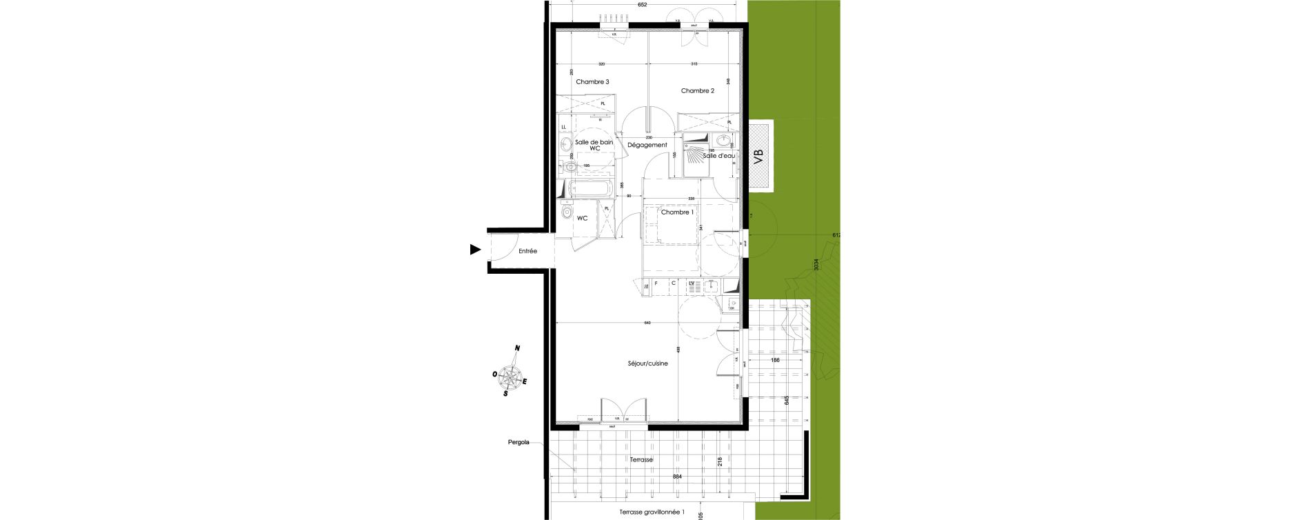 Appartement T4 de 86,20 m2 &agrave; Saint-R&eacute;my-De-Provence Centre