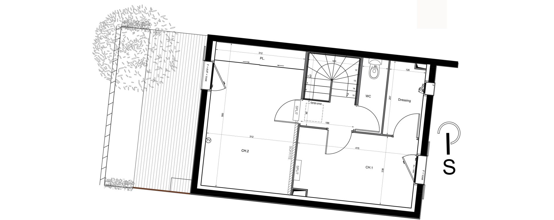 Villa T3 de 66,40 m2 &agrave; Saintes-Maries-De-La-Mer Stes maries de la mer