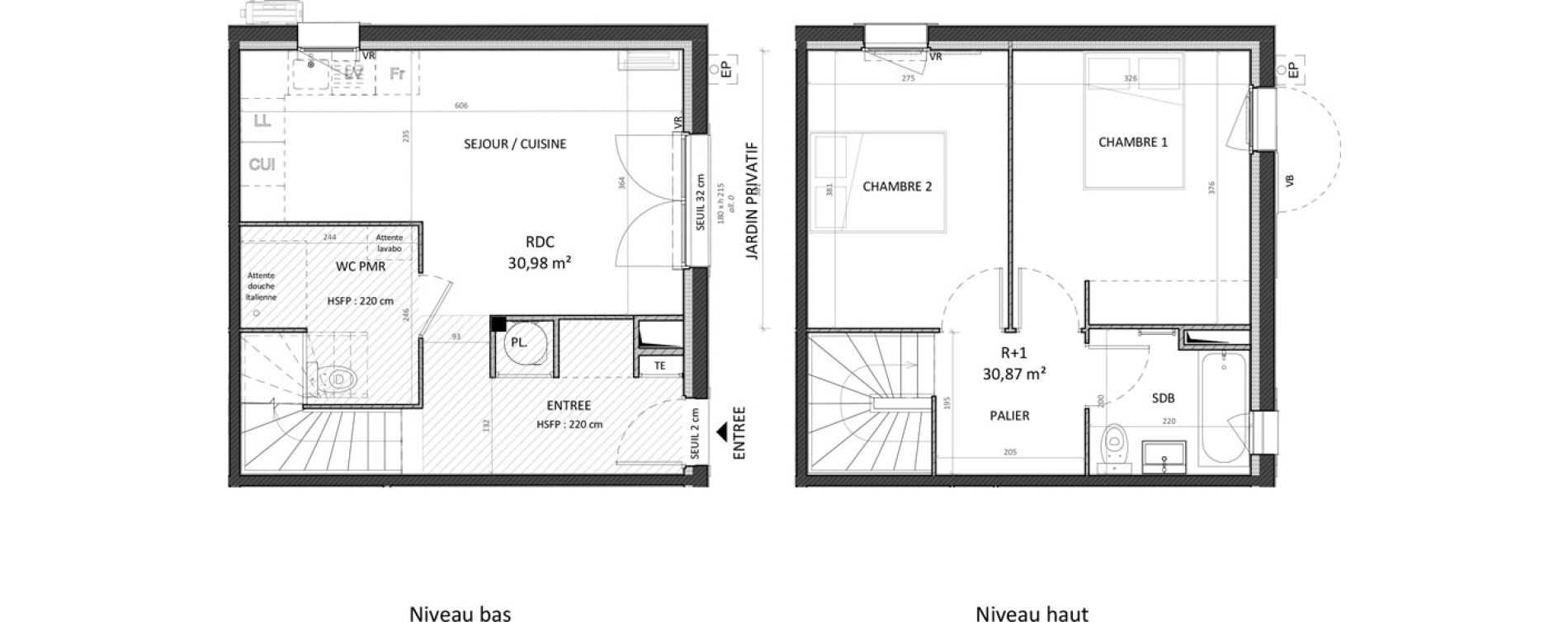 Maison T3 de 61,85 m2 &agrave; Salon-De-Provence Les viougues est - magatis