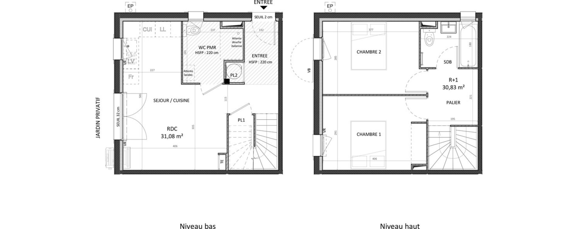 Maison T3 de 61,92 m2 &agrave; Salon-De-Provence Les viougues est - magatis