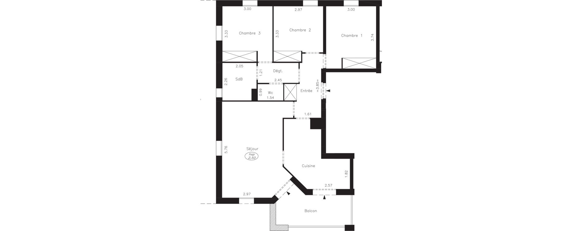 Appartement T4 de 78,27 m2 &agrave; Sausset-Les-Pins Centre
