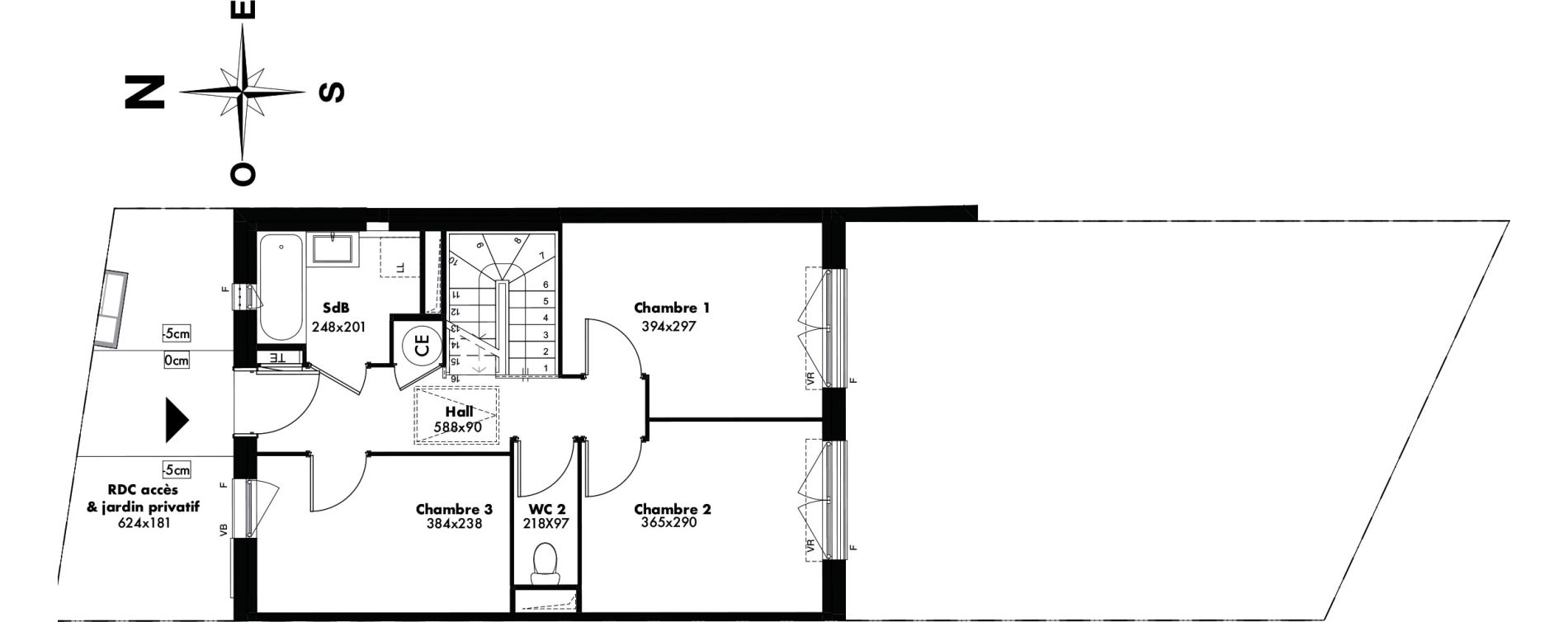 Maison T4 de 79,11 m2 &agrave; Gap Romette