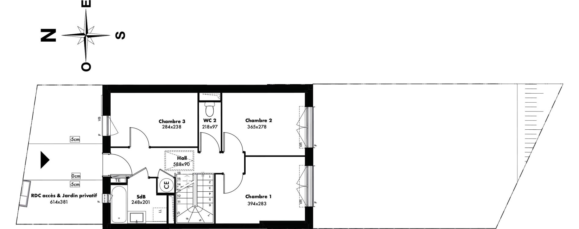 Maison T4 de 77,55 m2 &agrave; Gap Romette