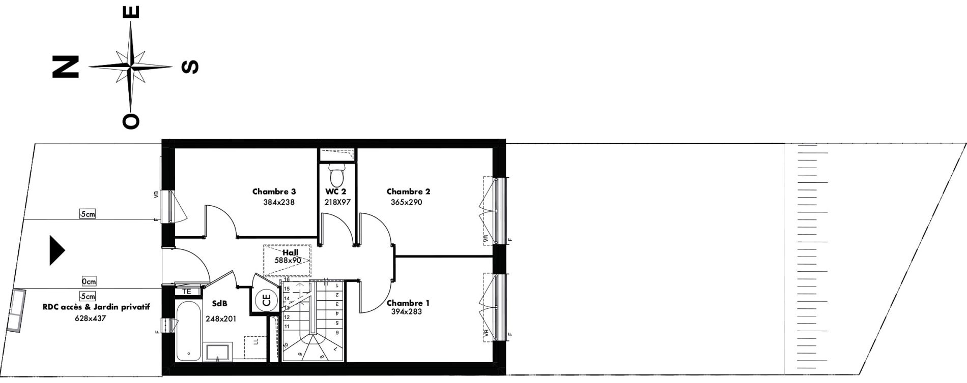 Maison T4 de 78,17 m2 &agrave; Gap Romette