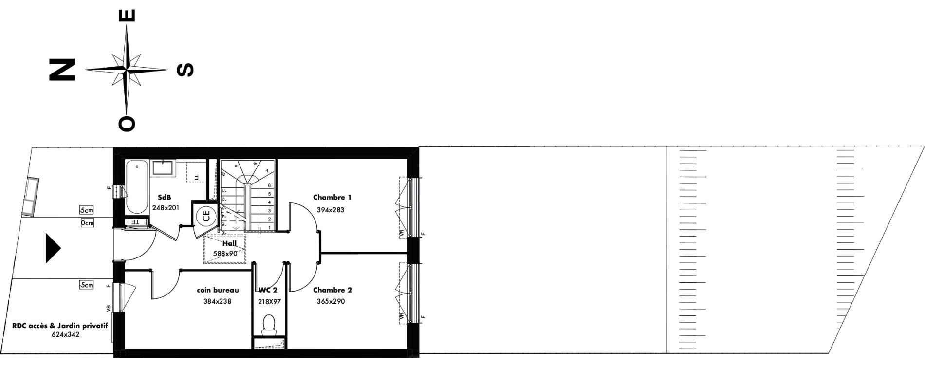 Maison T4 de 78,17 m2 &agrave; Gap Romette