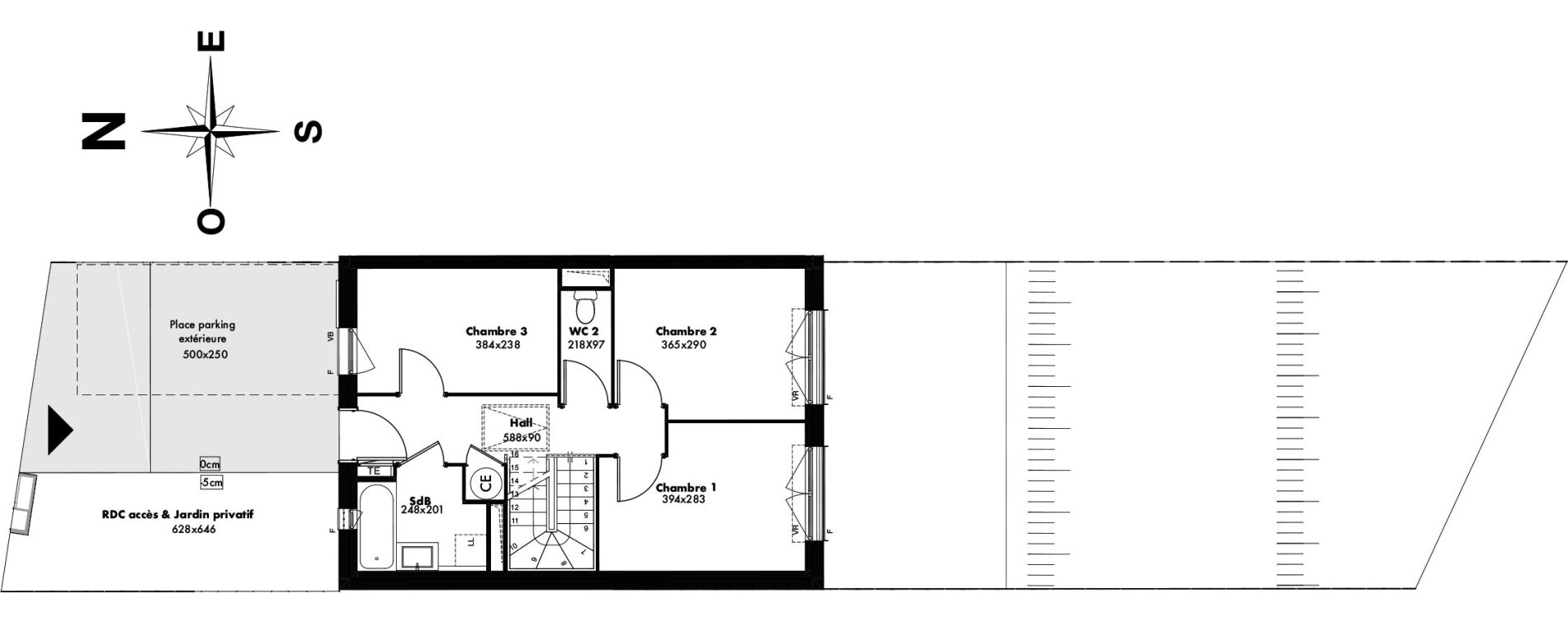 Maison T4 de 78,16 m2 &agrave; Gap Romette