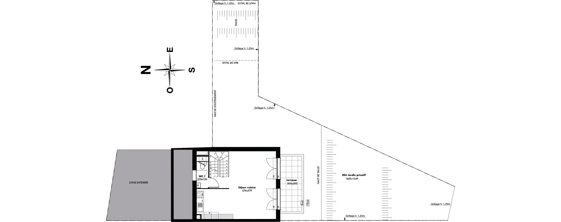 Maison T4 de 78,16 m2 &agrave; Gap Romette